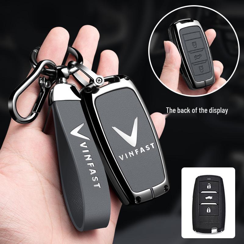 Vinfast Vietnam Car Key Case for Zhonghua V5/VF8 VF3/5/9 with Premium Keyring Buckle