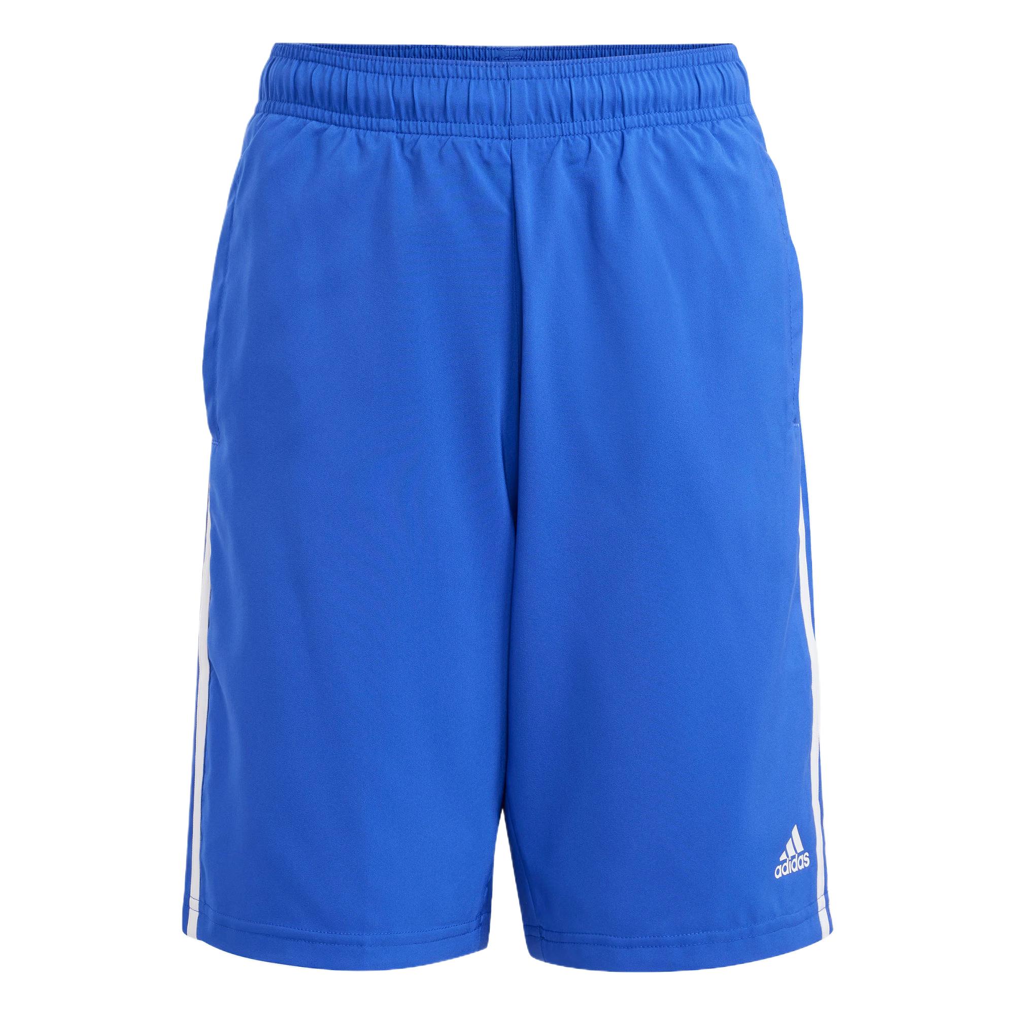 Adidas U 3S WN Shorts Teenagers Semi Fluorescent Blue/White IJ6296 128