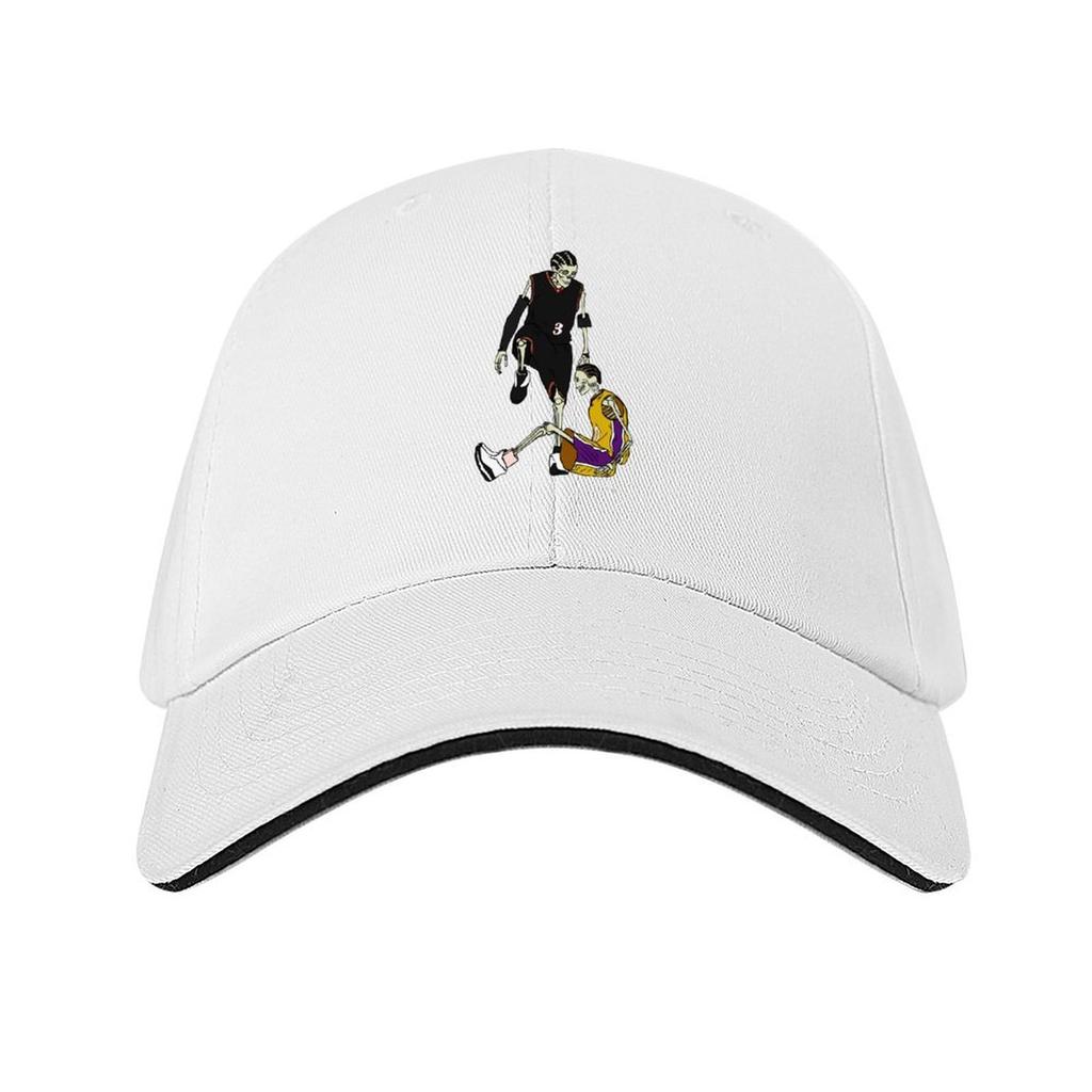 Skeleton Allen Iverson Steps Over Tyronn Lue Baseball Cap Golf Cosplay Hat Man Luxury Sports Cap Men Luxury Brand Womens