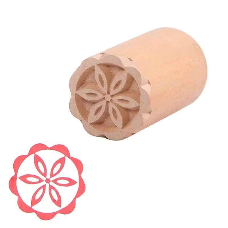 Wooden Mooncake Stamp Set