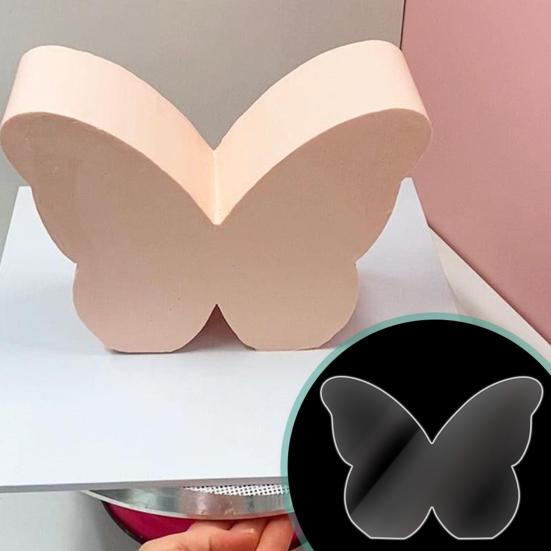 

2 шт. акриловые диски для торта с изогнутыми краями, более гладкий инструмент, экологически чистые инструменты для выпечки дисков в виде бабочек