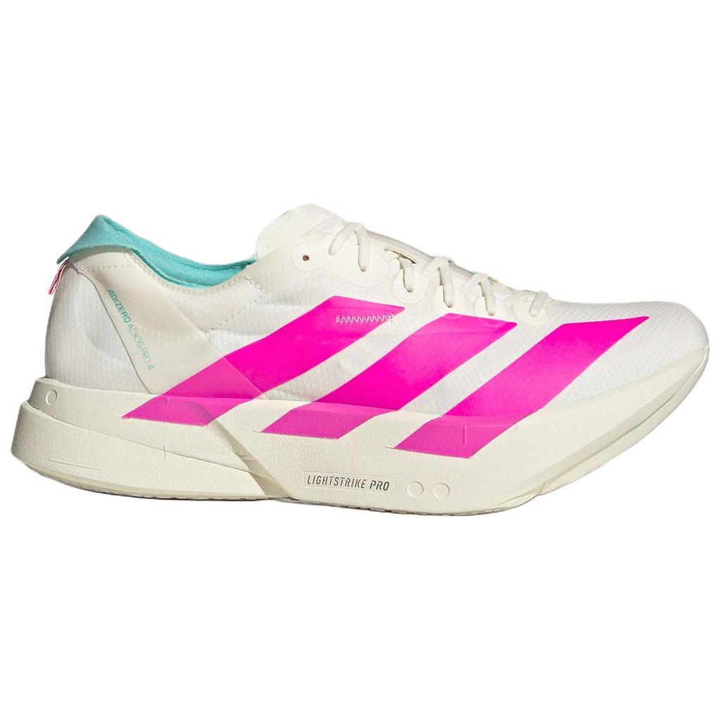 Adidas Adizero Adios Pro 4 Limited Edition Carbon Pillar Comfortable Durable Marathon Racing Running Shoes Men Running Shoes White Bright-Pink KJ3873