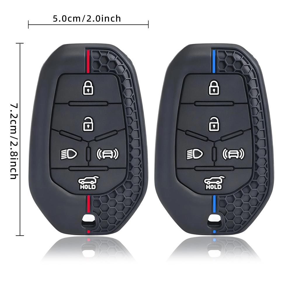 Silikonowe Etui Pokrowiec na Kluczyk Samochodowy Do Ssangyong Rexton Y400 Y450 G4 Pokrowiec Ochronny Uchwyt Akcesoria na Kluczyk Zdalny Samochodu