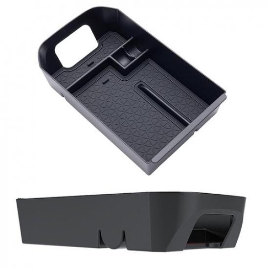 Armrest Storage Tray Box Black For -2024 Toyota RAV4 & -2024 RAV4 Prime
