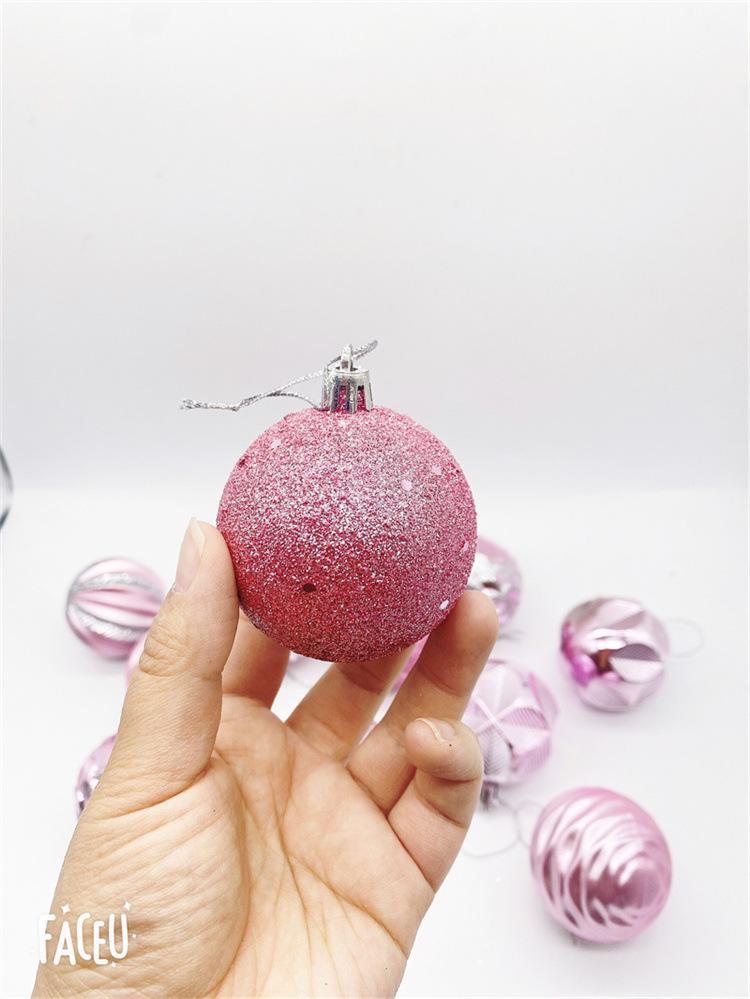 Galvanisierte Kunststoff-Weihnachtsornamente: Runde, unregelmäßige und bemalte Geschenkanhänger