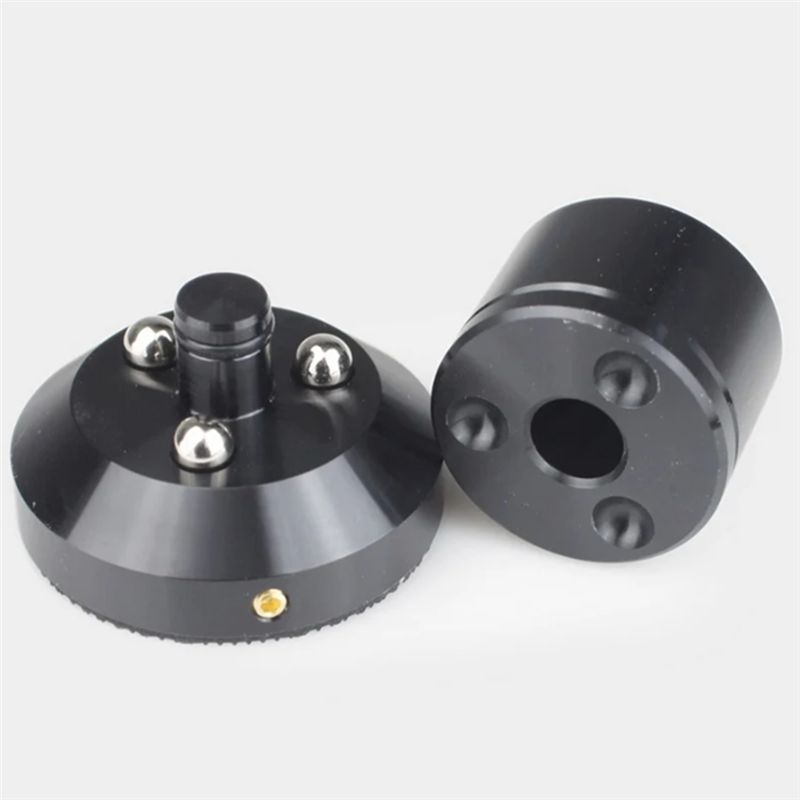 A20F-Speaker Isolation Stand Lead Alloy Adjustable Tray Pad Ball Foot Speaker Stand Isolation Feet Spike