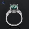 18K Gold Moissanite Ring: 1-5 Carat Prong Set – Women's Wedding & Proposal Gift
