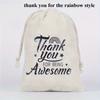 3pcs Drawstring Gift Bags - 4.3x6.2ft Motivational Appreciation Pouches with Uplifting Quotes for Employee Recognition