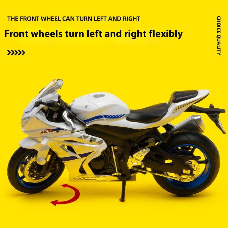 1/12 Scale Suzuki GSX-R1000 Motorcycle Toys Alloy Diecast Model Collect Hobby Model Ornaments Gift for Friend Boys Kids Toys