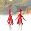 Vibrant Red Squid Outfit For Children Ideal For Anime Roleplay And Themed Events