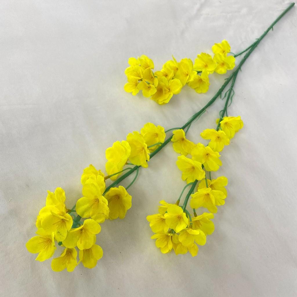 

Rape Simulated Plants Flowers Wedding Hotel Restaurant Desktop Decoration Leafless Yellow