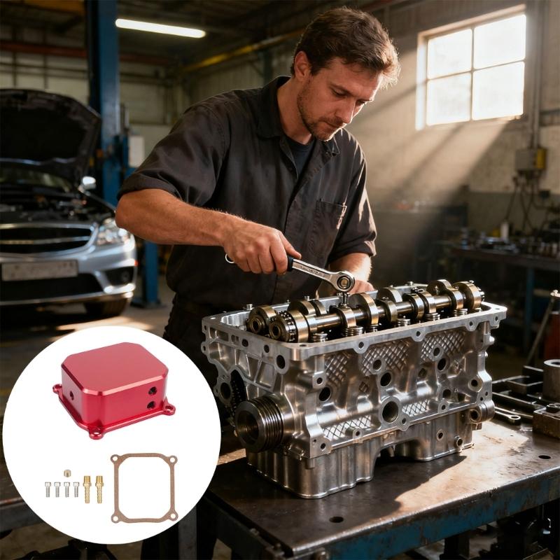 Lightweight Aluminum Valves Cover with Improved Heat Dissipation For CT200U CT100U BT20000 SK100 KT196 Small Engine Cooling and Durability