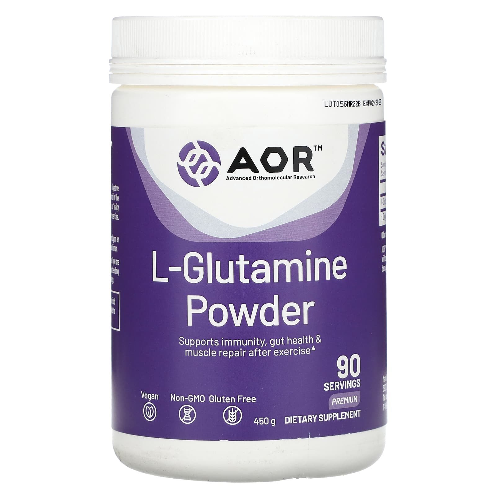 

L-Glutamine Powder, Premium, 450G