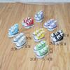 Fashion Cute 3.5CM Doll Shoes Mini Solid Colored 1/8 Bjd Canvas Shoes Doll Dress Up Accessories