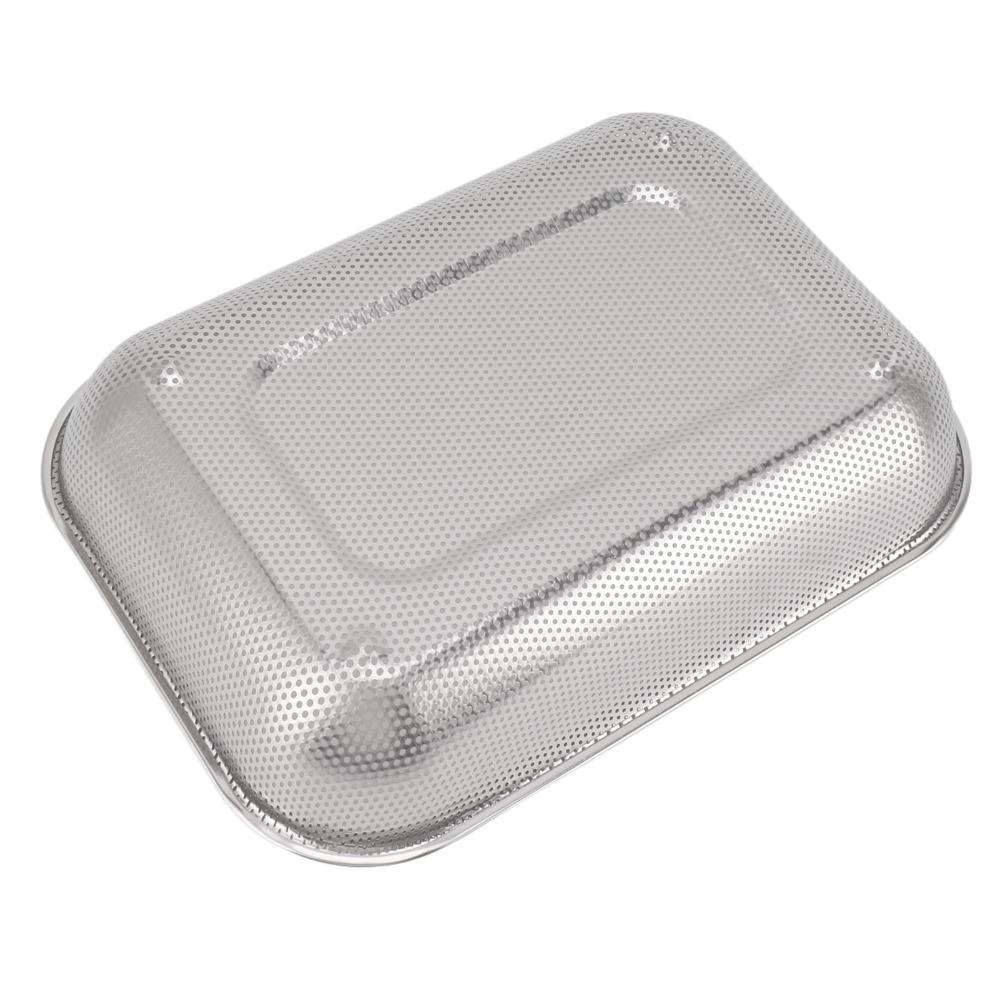 S/L Rectangular Strainer Basket Rectangle Shape Kitchen Strainer Colander  Oil Straining
