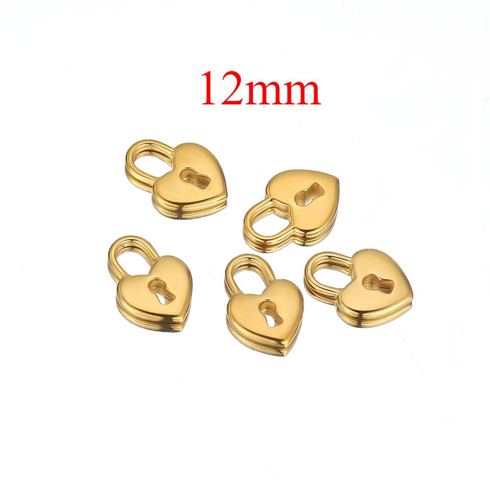 5pcs Stainless Steel Heart Pendants Charms for DIY Jewelry Making Couples Necklace Accessories Findings Earrings Supplies Crafts