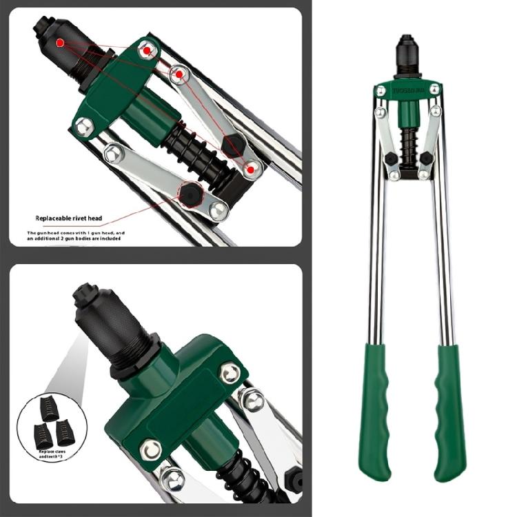 Lightweight 17 Inch Ergonomic Hand Riveter Suitable For Door Hinges&Sheet Metal No Electricity Required Easy To Operate