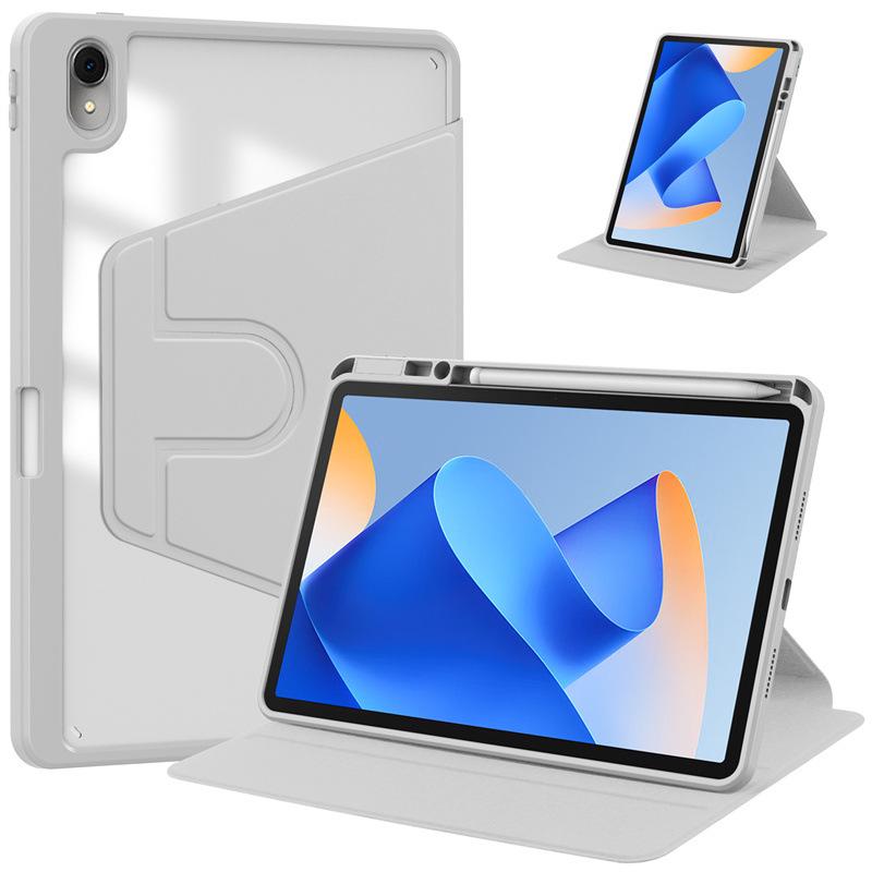 Compatible Huawei MatePad 11.5S Rotating Ultra-Thin Acrylic Leather Case with Pen Slot
