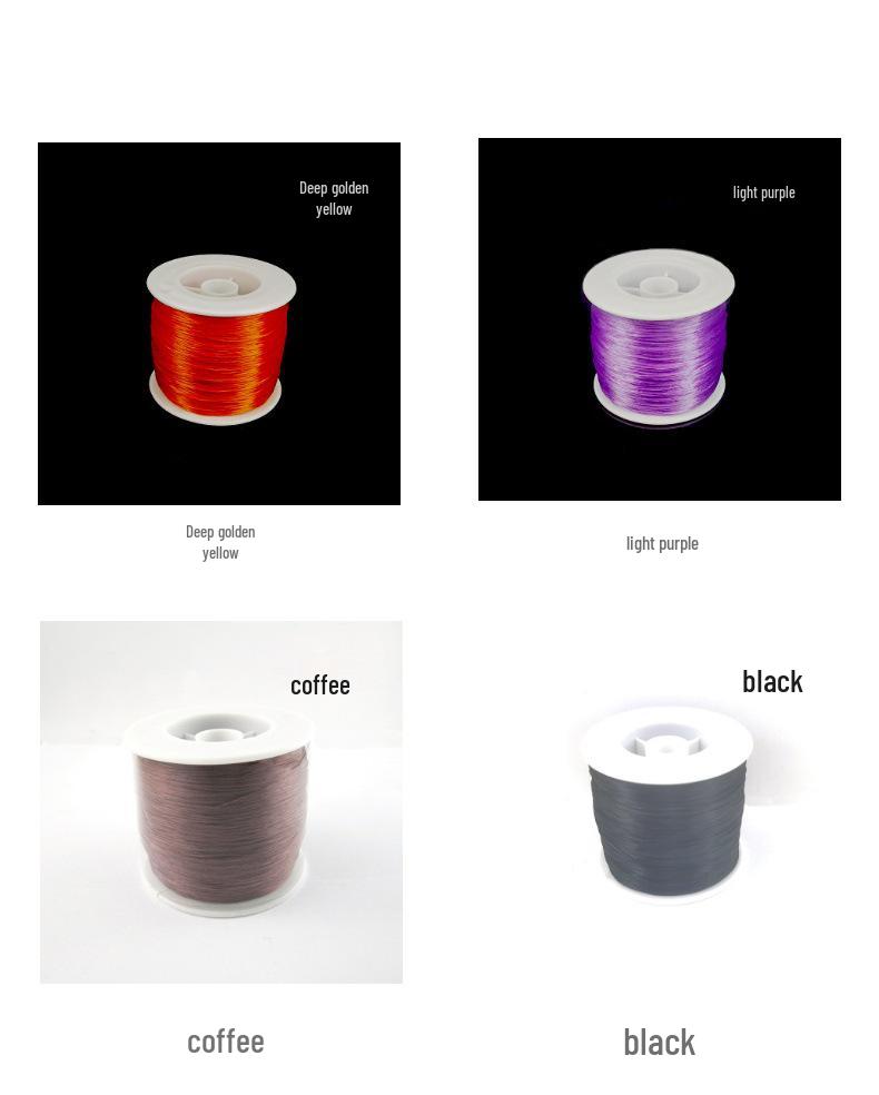 Elastic Crystal Beading Cord: High-End, Wear-Resistant Spandex Line for Handmade Jewelry