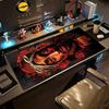 2pac Gaming-Mauspad Tastaturpad Büro-Mausmatten Rutschfeste Gummibasis Perfekt für Büro-Laptop-Gaming-Setup