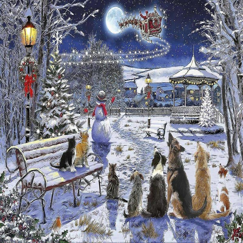 Christmas Jigsaw Puzzle Games Puzzle Adult Children Puzzle Gifts Leisure Decompression Puzzle