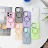 Simple Candy Color Is Suitable for Apple 16 Mobile Phone Case, Magnetic Dopamine iPhone15 Matte Skin Feeling 14 Protective Case.