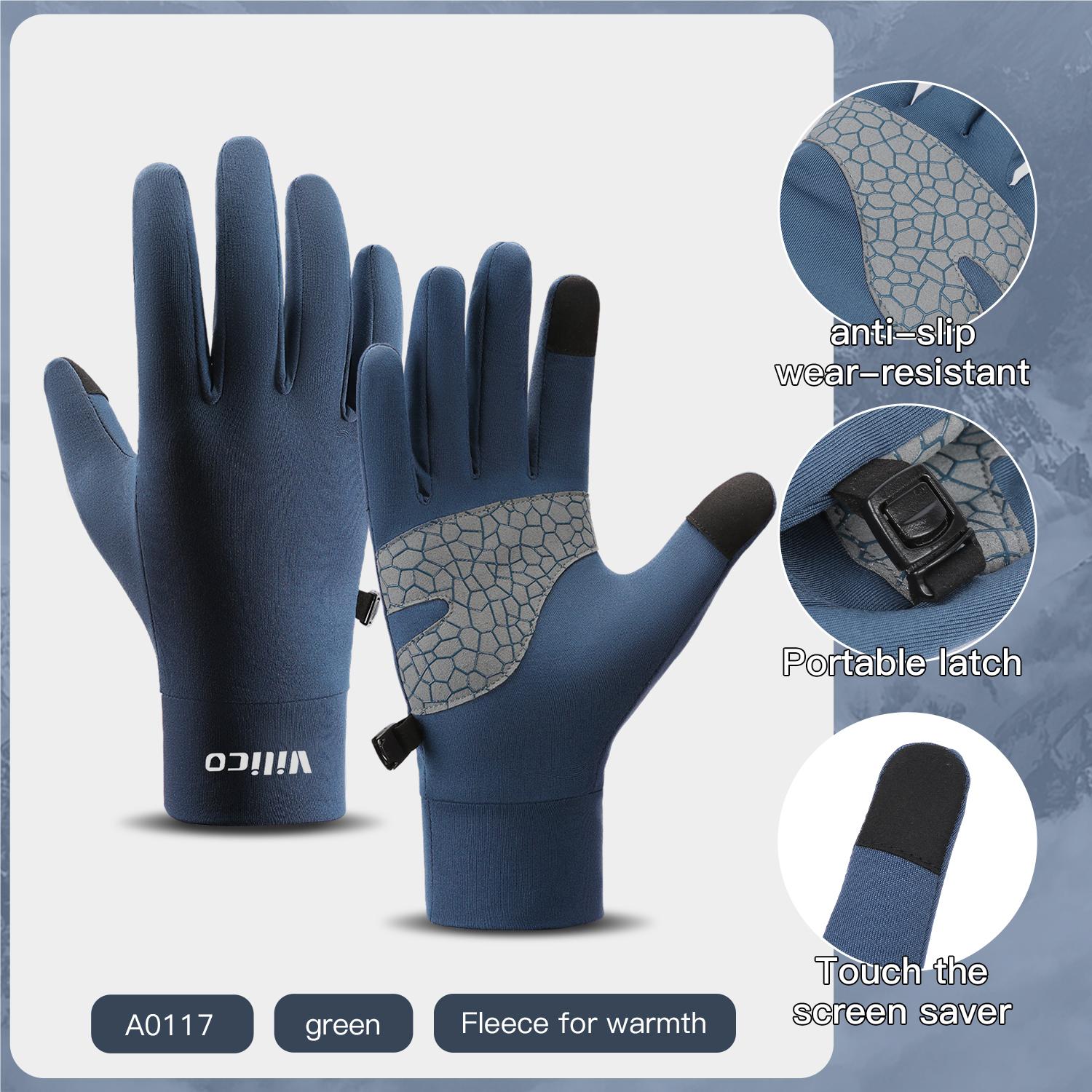 

Outdoor Autumn And Winter Children S Sports Running Cycling Touch Screen Warm Gloves With Plush Insulation For Cold Cycling SorM
