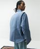 Magoodgan Hunter 5504 Canvas Oversized Grayish Blue Zip-Up Jacket
