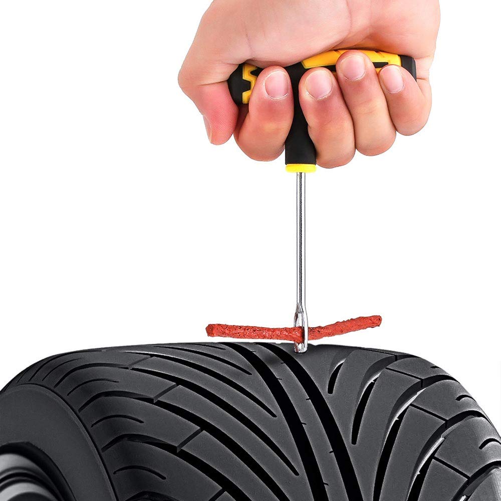 Zmart Car Tire Repair Tool Kit Set Motorcycle Bike Tubeless