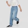 GAP Boys' Embroidered Bear Loose Fit Denim Joggers
