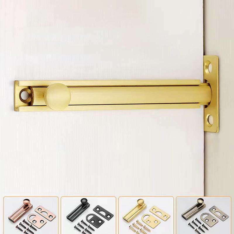 All-Copper Four-Color Universal Latch Security Sliding Door Lock Clear Chinese Latch Home Accessories