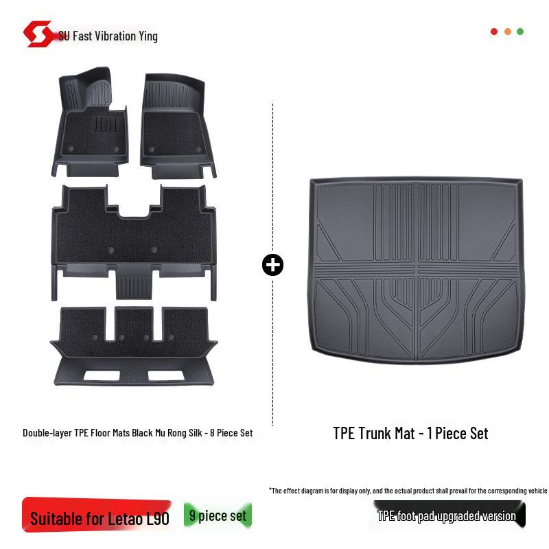 2025 Lixiang L90 TPE Full Coverage Floor Mats Interior Carpet with Fan