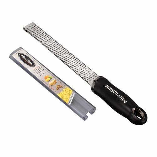 Microplane Premium Classic Series Zester Grater, Black, 46020, for Kitchen