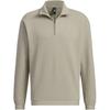 Half-Zip Sweatshirt With Logo Collar Men Tops Pebble-Silver-Grey IZ1589