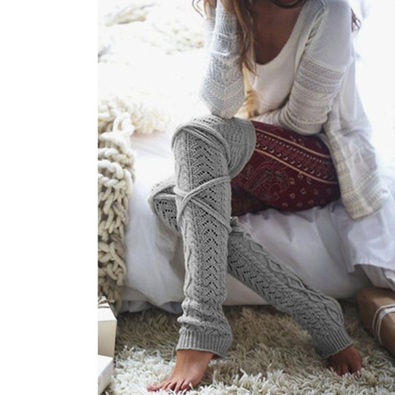2018 Hot!Women Knit Socks Needle Leg Warmers Solid Boot Cover Winter Drfoytg 2018 Hot!Women Knit Socks Needle Leg Warmers Solid Boot Cover Winter Drfoytg