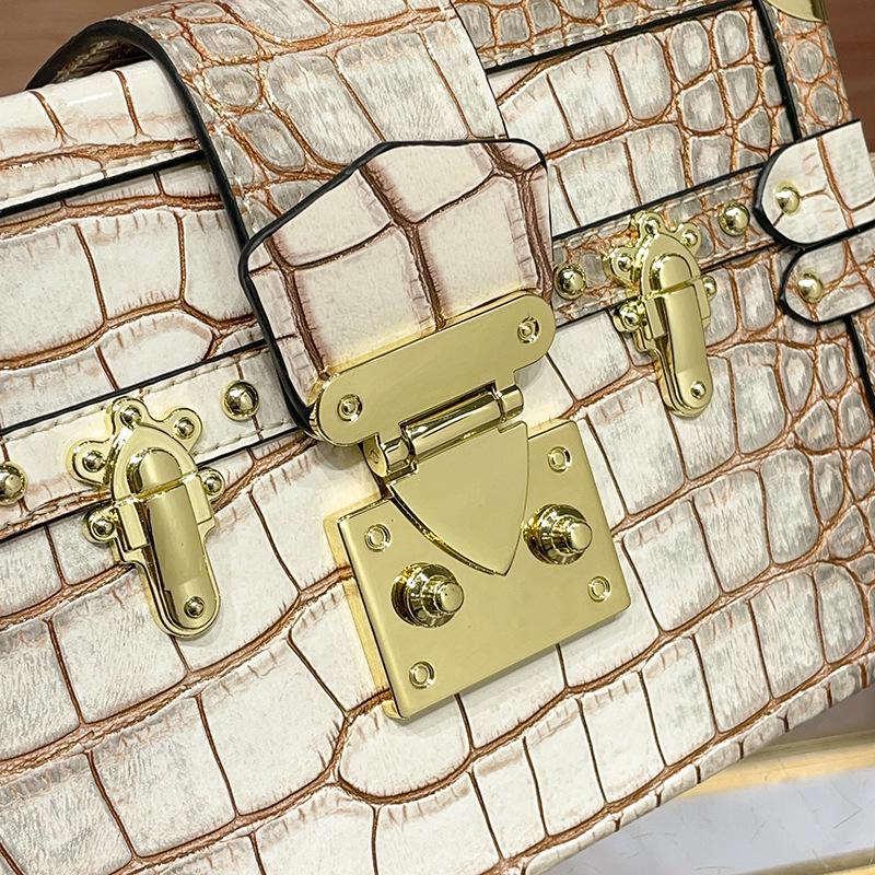 Geantă de mână de lux 2025 din piele naturală cu piele de șarpe - Stiluri cutie, de umăr și crossbody pentru femei