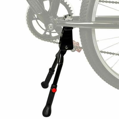 CMLLING Bicycle Double Leg Center Mount Bike Reinforced Steel Foot for Road Bike Mountain Bike Kickstand, Kickstand, Anti-Slip