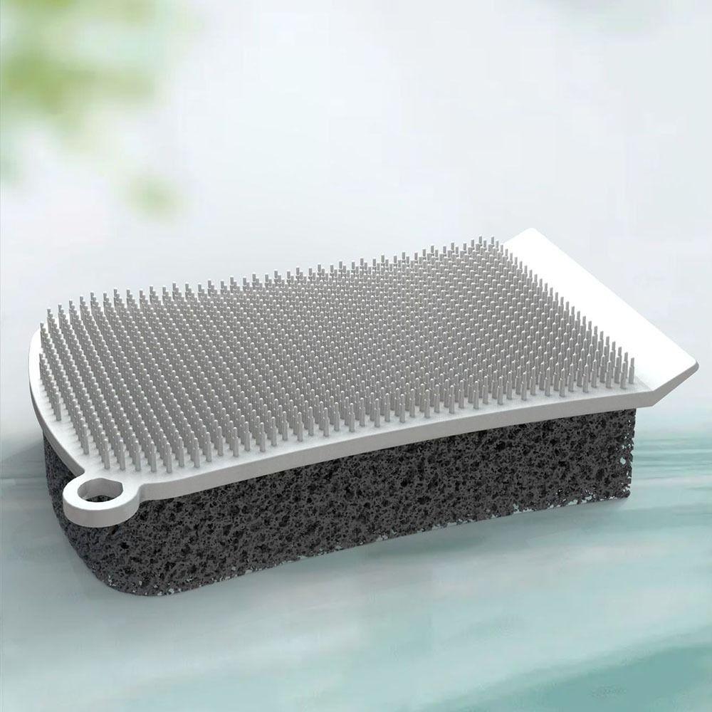 Multifunctional 3in1 Silicone Cleaning Sponge Double-sided Reusable Dishwashing Brush Kitchen Sponge Wipes Clean Tool