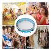 10 Inch Hand Held Tambourine Double Row Tambourine Drum Set Percussion Instrument Musical Educational Toy Instrument