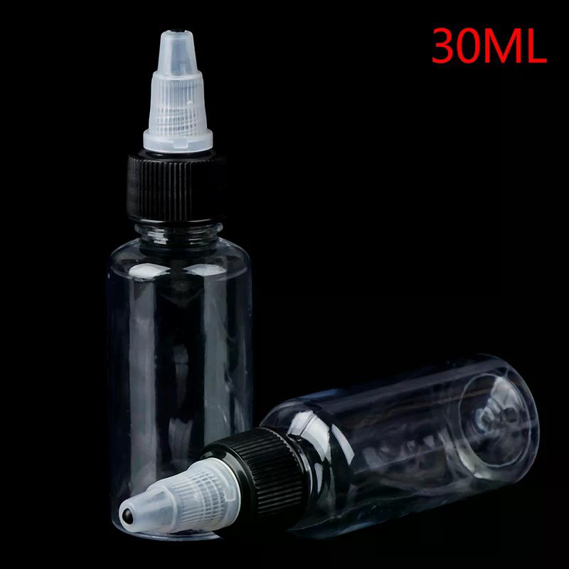 Lot de 10 pièces 30 ml Bouteille pour mélange de peinture Bouteille de stockage vide Bouteille pour liquide Conditionné séparément