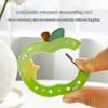 Acrylic Hollow Fruit Shape Trinkets Keychain Bag Charm Accessory Carabiner Backpack Pendant Handbook Decoration Gifts Keyring