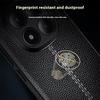 For Xiaomi Poco M8 Pro 5G/Redmi Note 15 Pro+ 5G (Global) Case Litchi Texture TPU Flexible Phone Cover, Black