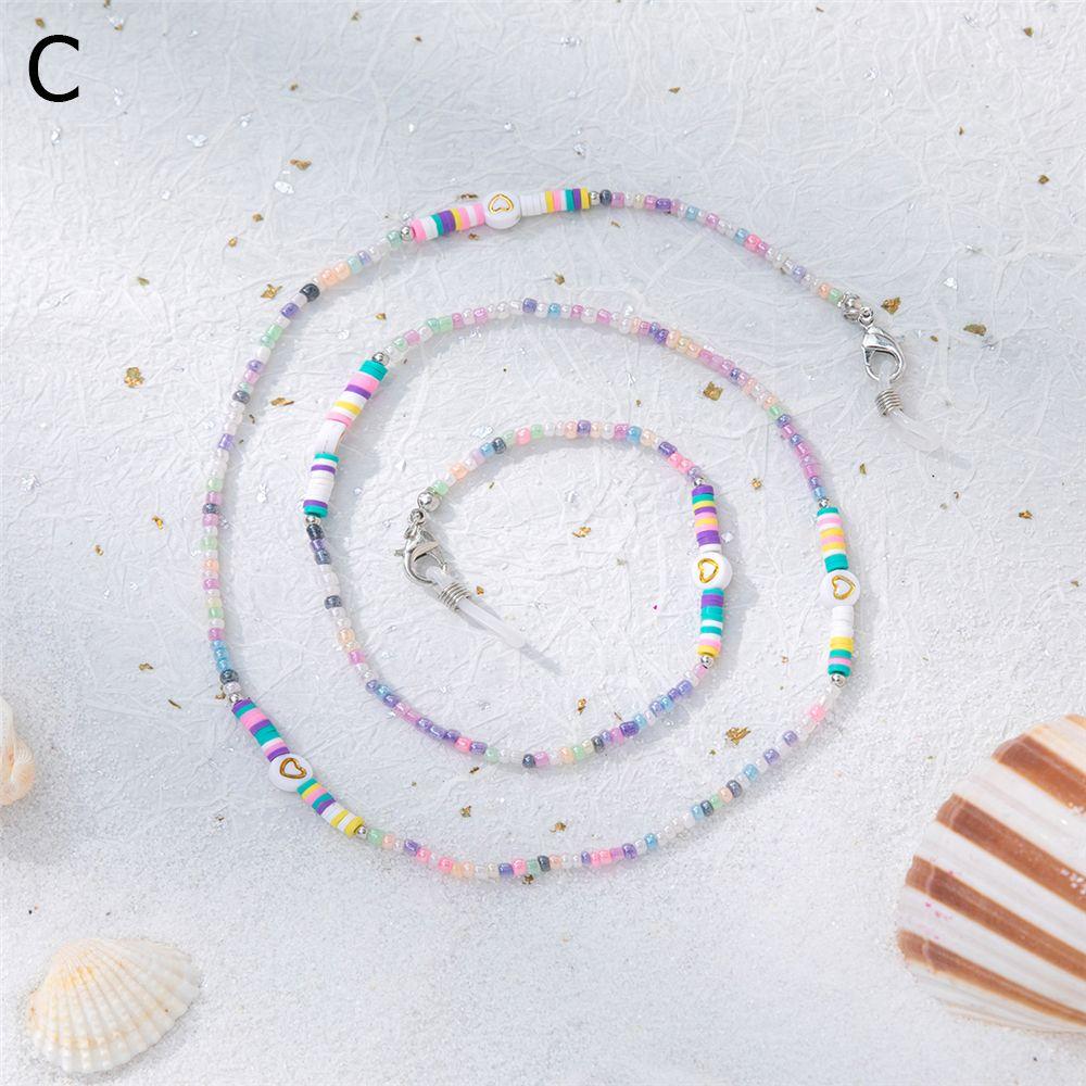 Accessoire Blume Perle Bunt Brillenband Brillenkette Sonnenbrillenband Nackenkordel