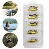 5Pcs/Box Fly Fishing Lures Rotating Spinner Fly Hooks Artificial Spoon Bait Flies Insect Lures Bait Trout Bass Fishing Lures