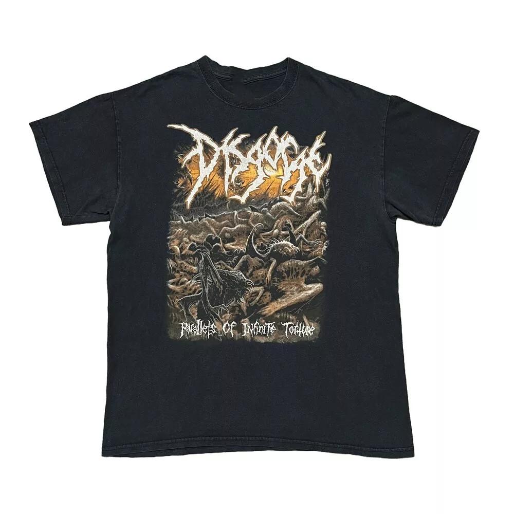 Disgorge Футболка Parallels of Infinite Torture Черная Унисекс S-2345XL 1K0004 Унисекс Футболка S