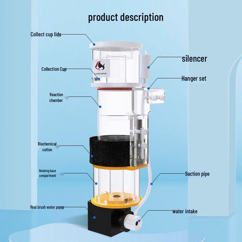 Huichi Q50/Q70 Mini proteinový skimmer a denitrifikátor pro mořská akvária