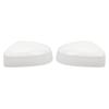 Side Mirror Cap Cover White Protective Weather Resistant Rearview Door Wing Mirror Housing for Focus