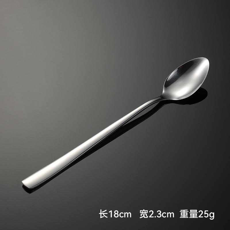 Stainless steel square handle western tableware knife fork spoon gift C007 multi-specification cloth wheel polishing steak knife