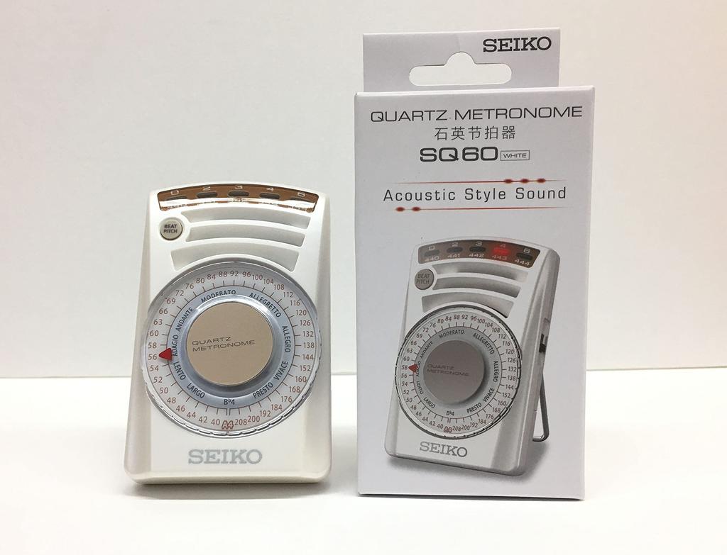 Seiko Metronom Quarz Weiß SQ60(W.)