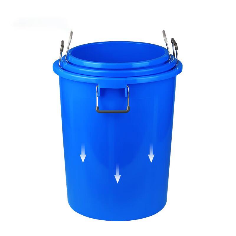 Lijiu Plastic Round Waste Bin with Lid